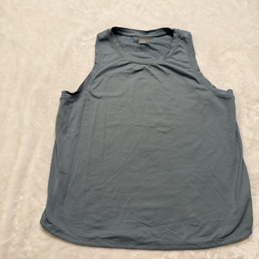 CALIA Blue Sleeveless Tank - Breathable Lightweight Yoga Training - L
